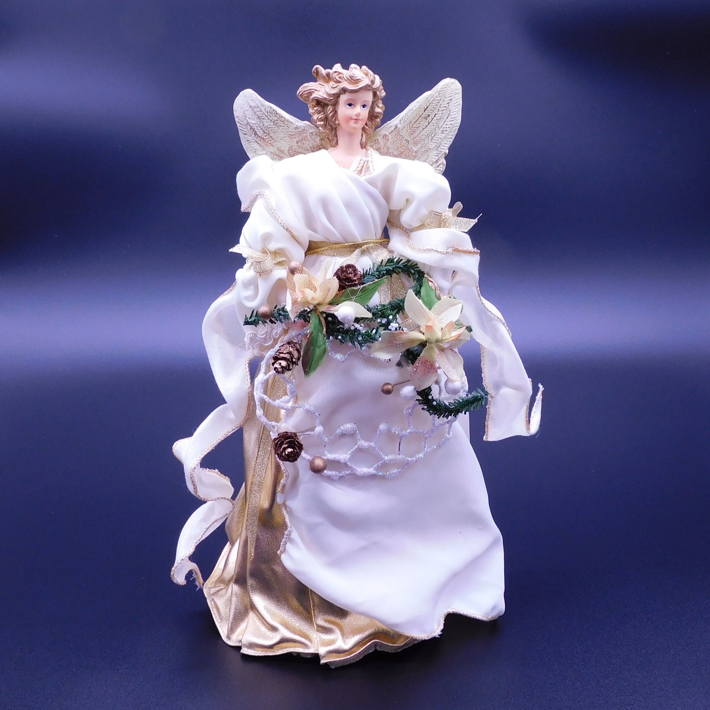 Tree Topper Cream Angel (7007) FREE SHIPPING!!