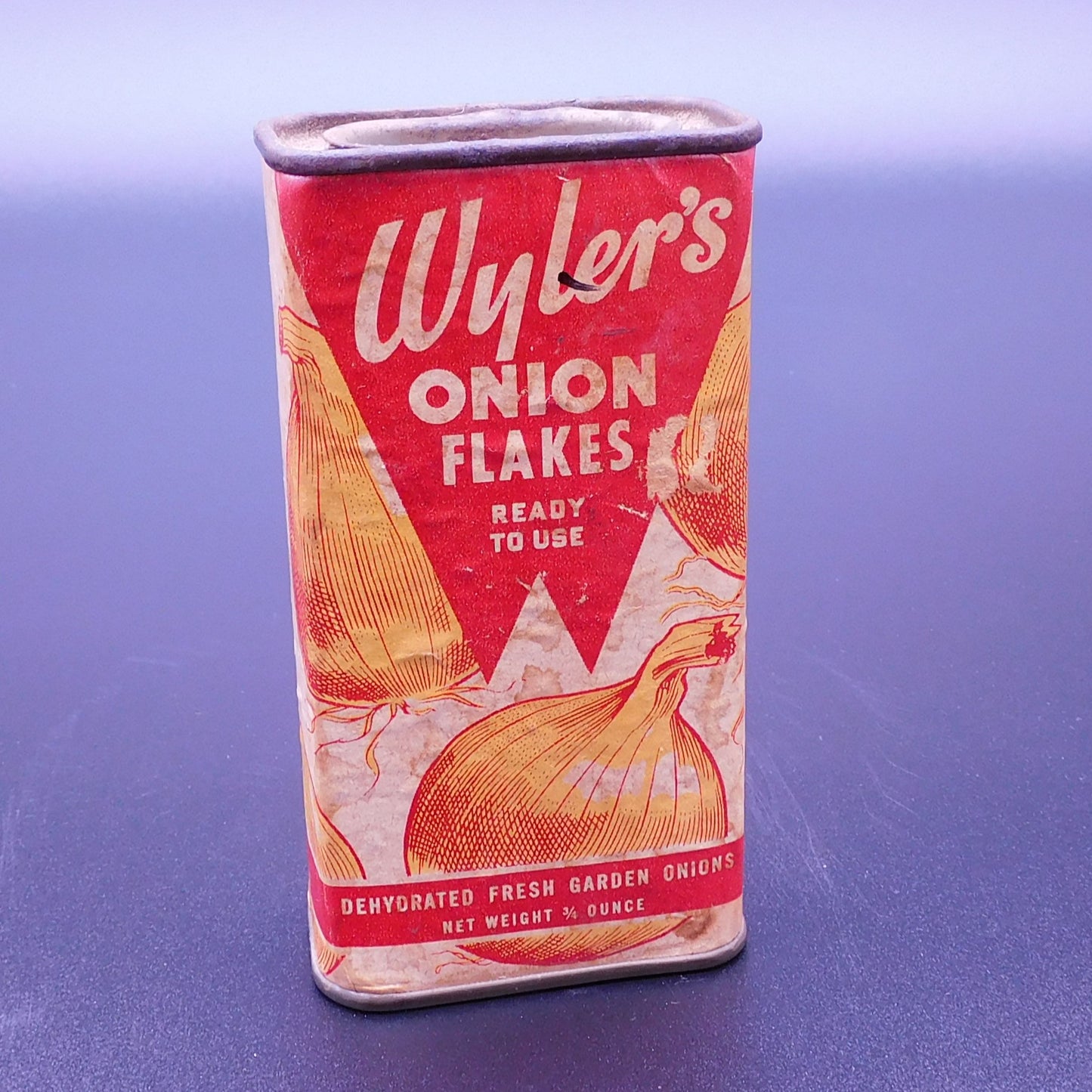 Vintage Wyler's Onion Flakes Container (7012) FREE SHIPPING!!