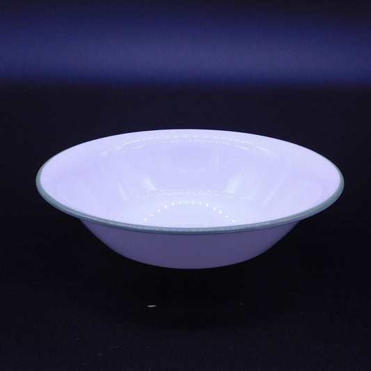 Corelle Bowl Cereal Size White with Green Trim (7024) Free Shipping