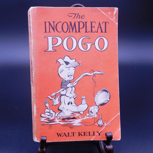 Vintage 1954 The Incompleat Pogo by Walt Kelly - Well Used Fair Condition - Quirky Political Satire(7085) FREE SHIPPING!