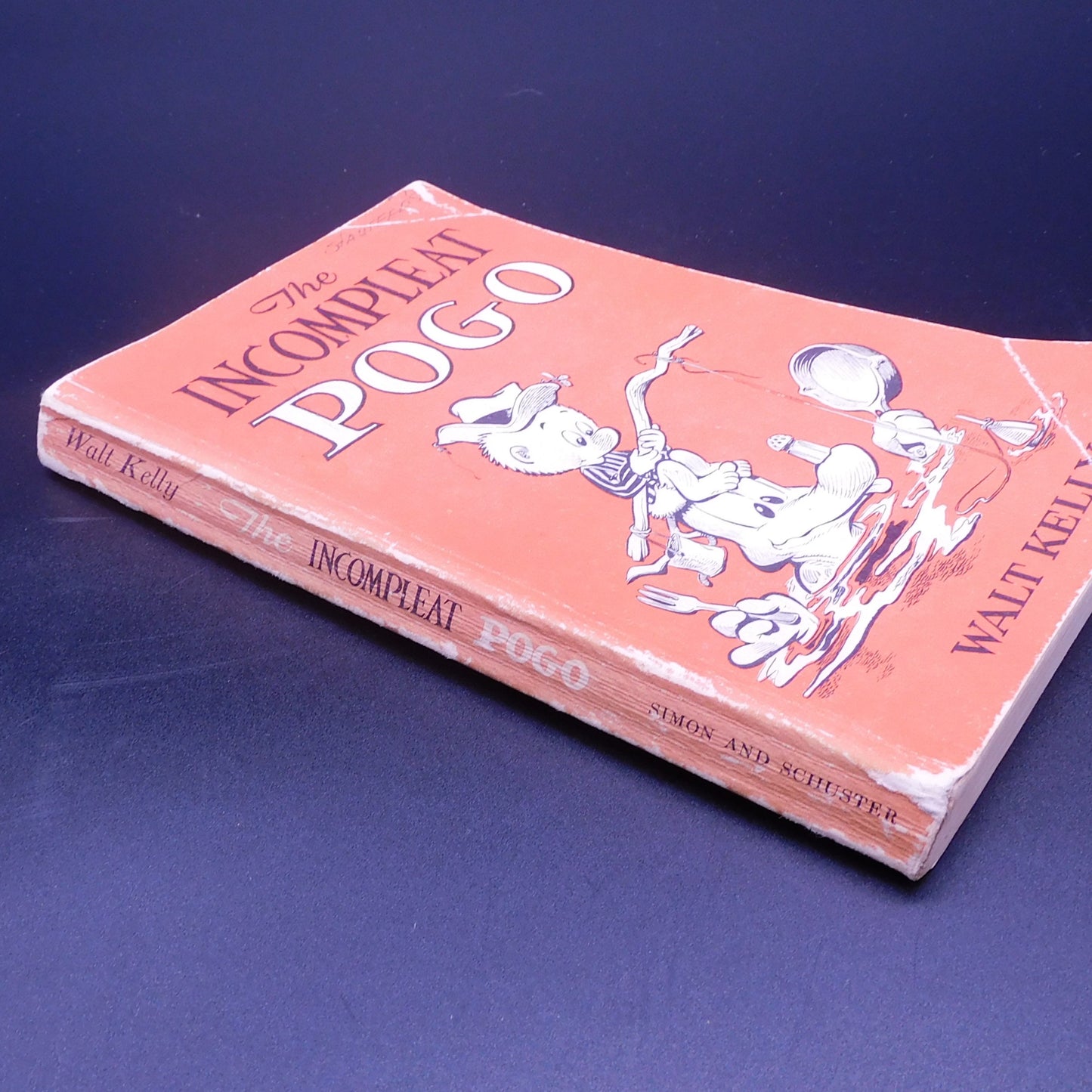 Vintage 1954 The Incompleat Pogo by Walt Kelly - Well Used Fair Condition - Quirky Political Satire(7085) FREE SHIPPING!