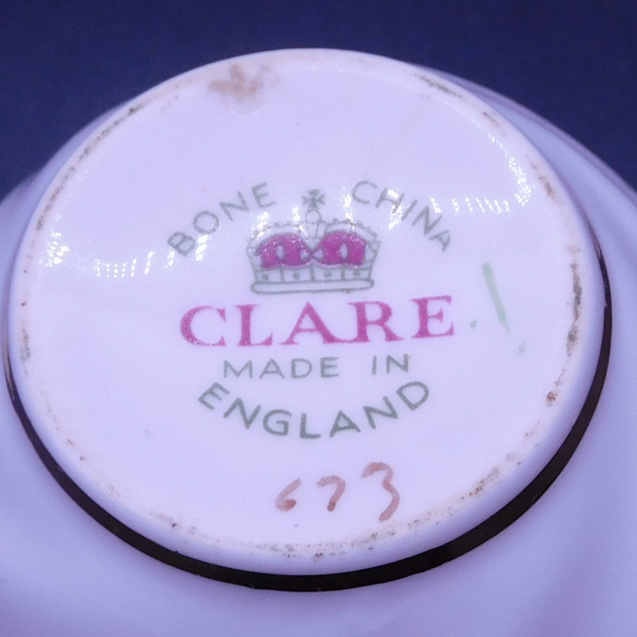 Sip in Style: Embrace the Elegance of English Tea Parties with this Vintage Clare Bone China Teacup (7177)