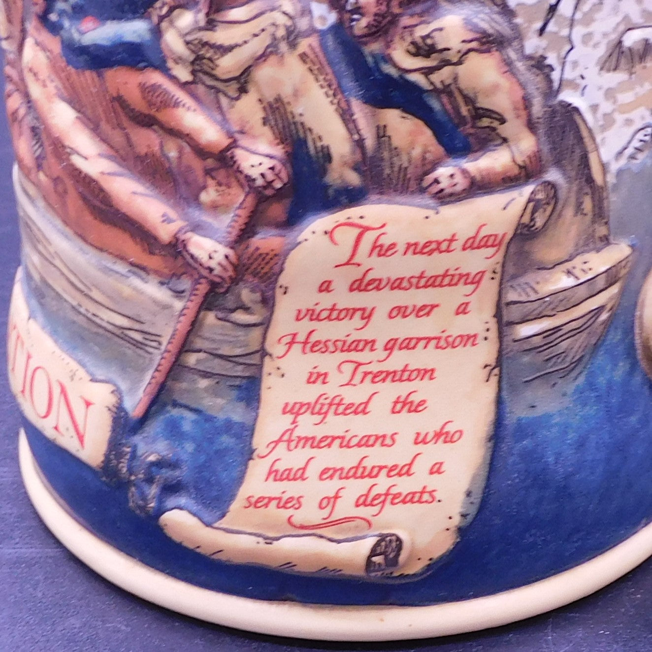 Sip With History: Unveiling the Patriotism in Every Beer Swig with the Miller Genuine Draft "Birth of a Nation" Beer Stein (7188)