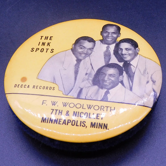 Vintage Decca Records Record Cleaner Brush Advertising The Ink Spots (7246c)