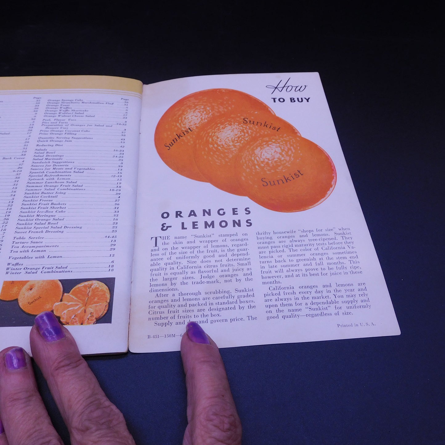 1935 Sunkist Recipes for Everyday Pamphlet 7254