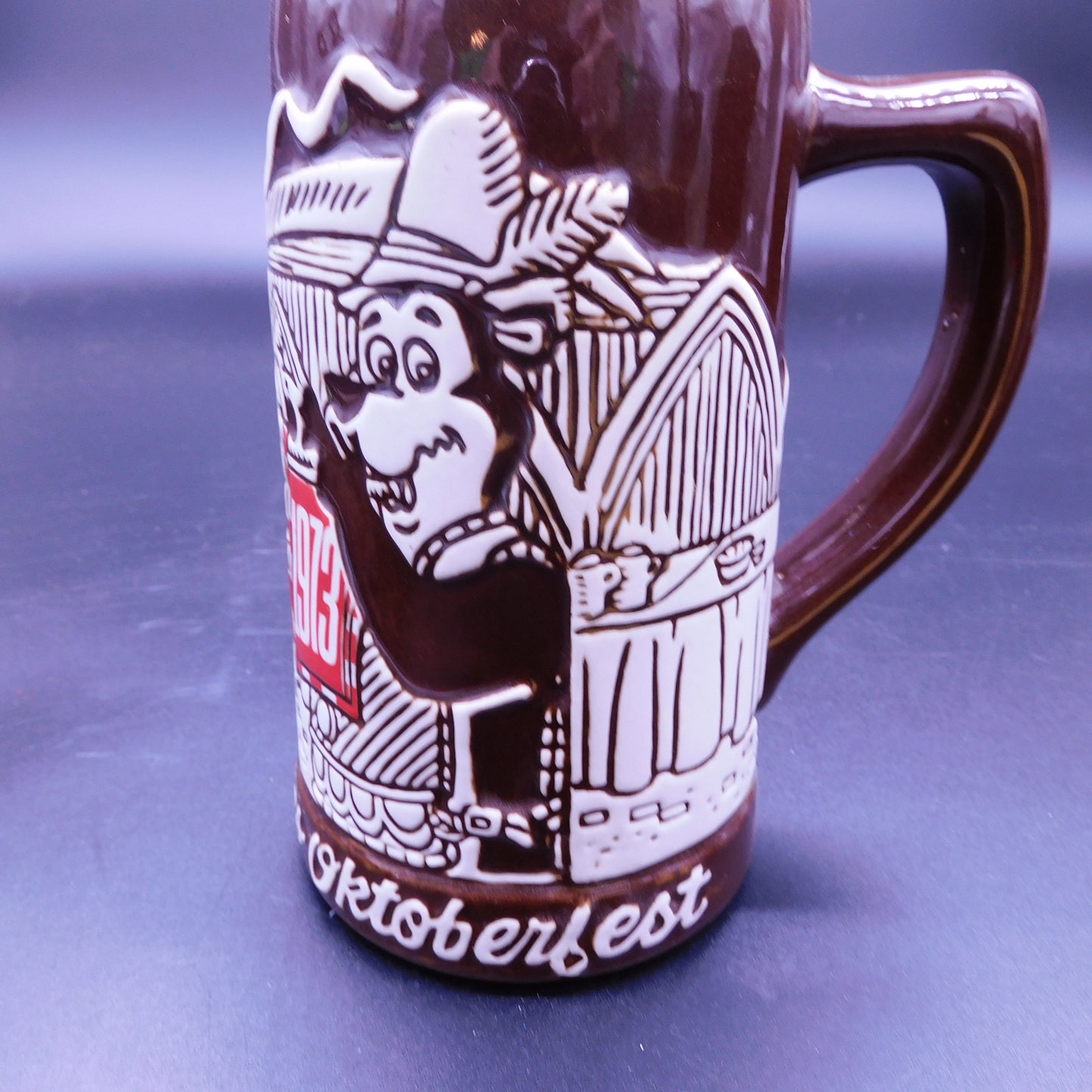 Vintage 1973 Hamms Octoberfest Beer Stein 7280rw