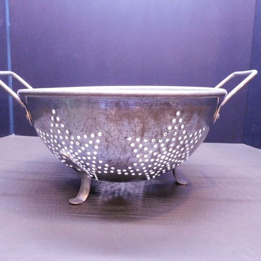 Vintage Strainer, Colander, Star Pattern, Smaller (7374)