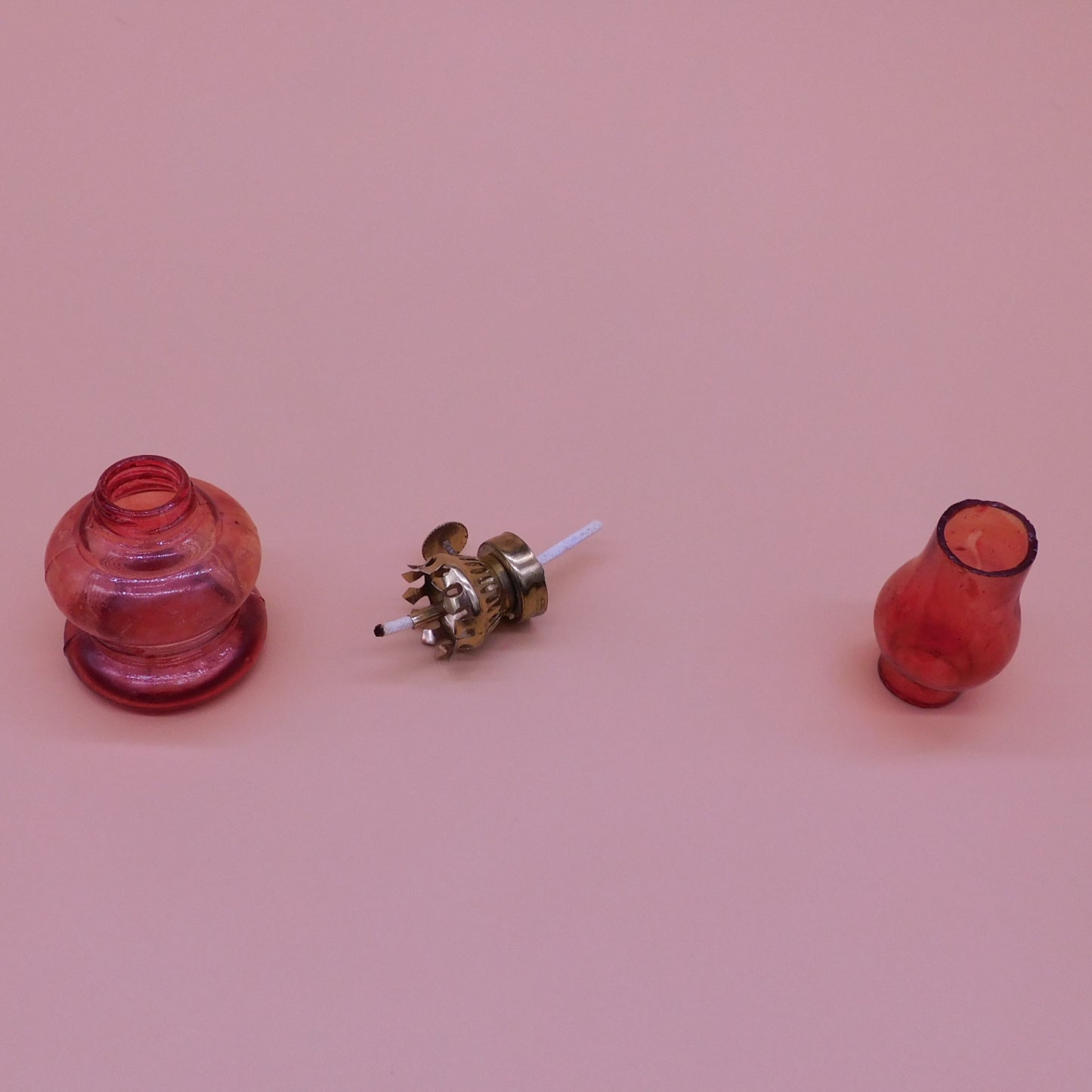 Mini Red Oil Lamp for Decoration, Made in Hong Kong (LB 7218)