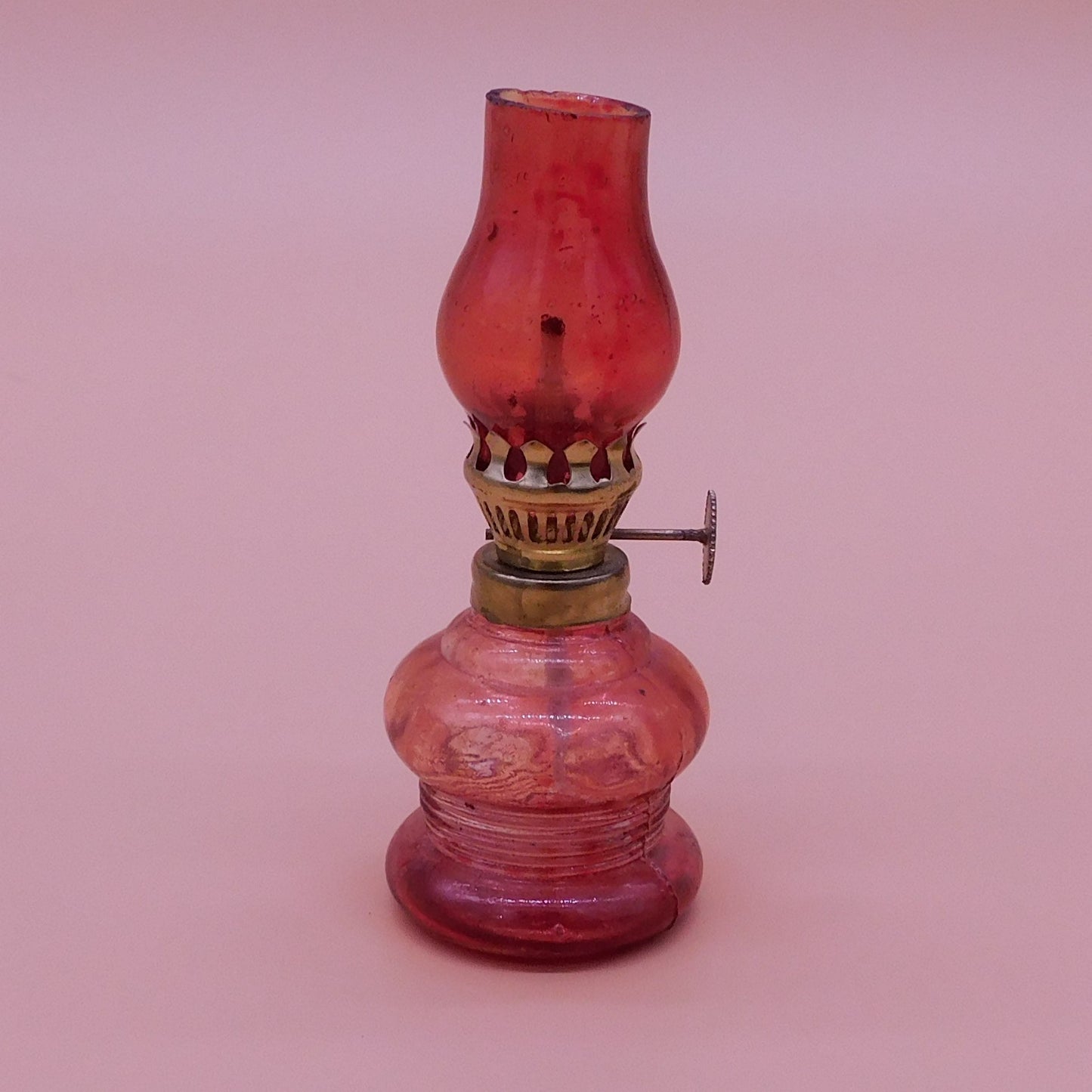 Mini Red Oil Lamp for Decoration, Made in Hong Kong (LB 7218)