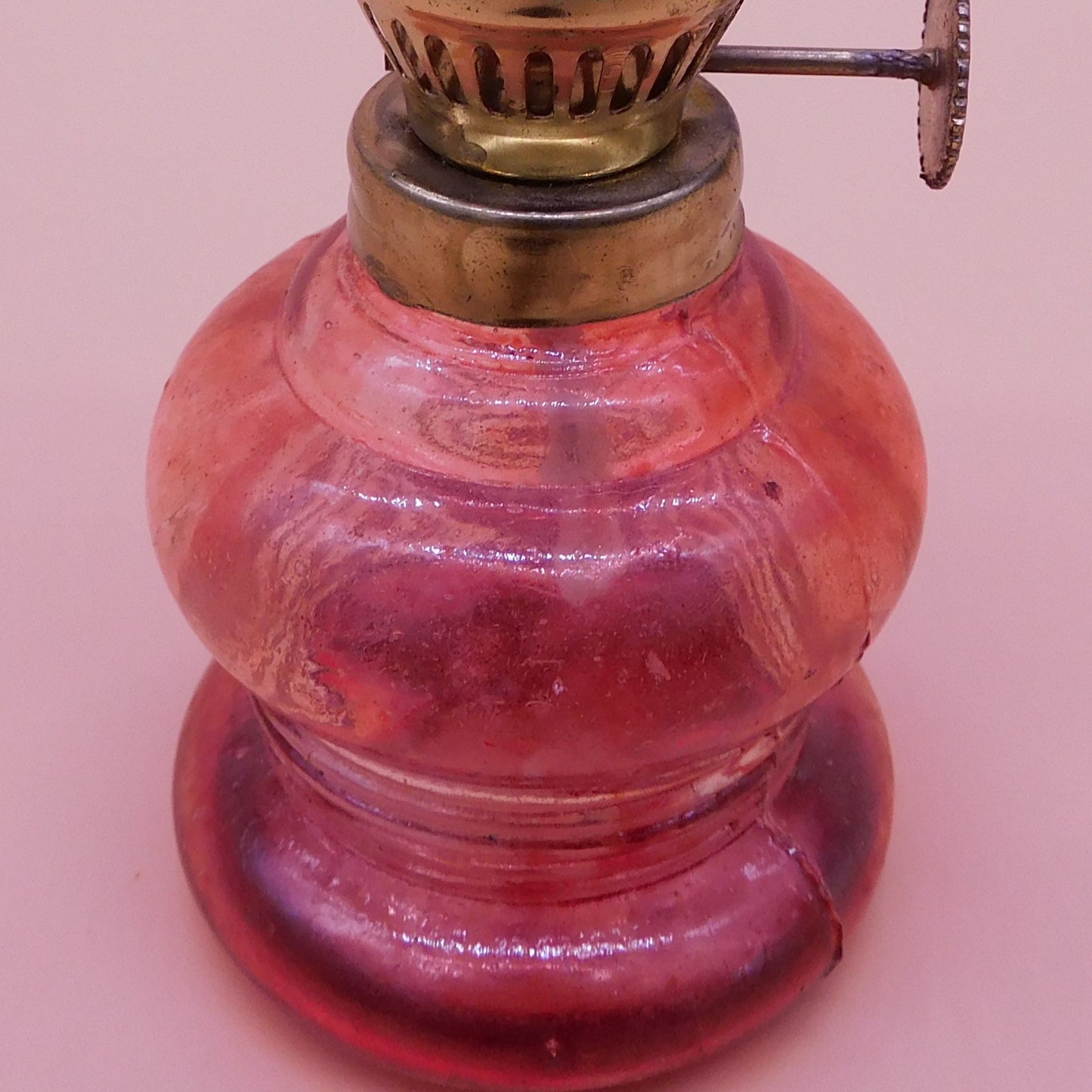 Mini Red Oil Lamp for Decoration, Made in Hong Kong (LB 7218)