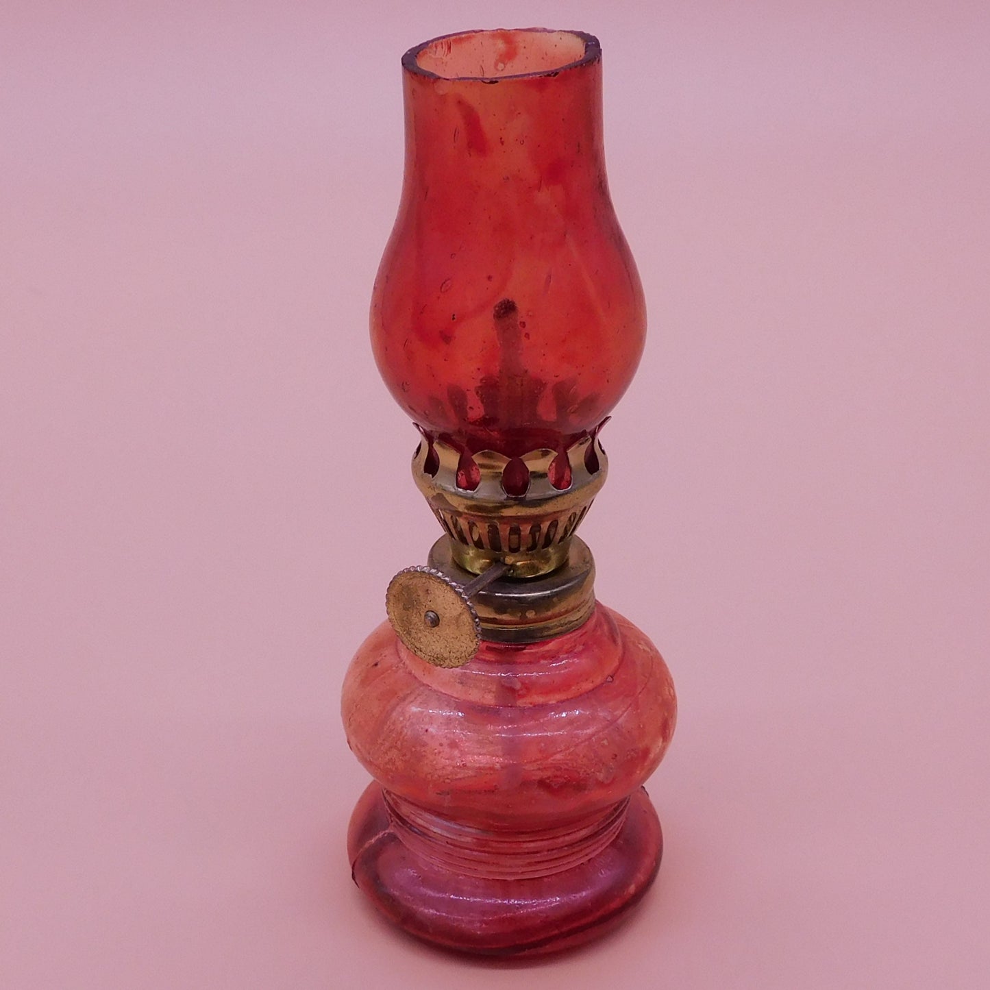 Mini Red Oil Lamp for Decoration, Made in Hong Kong (LB 7218)