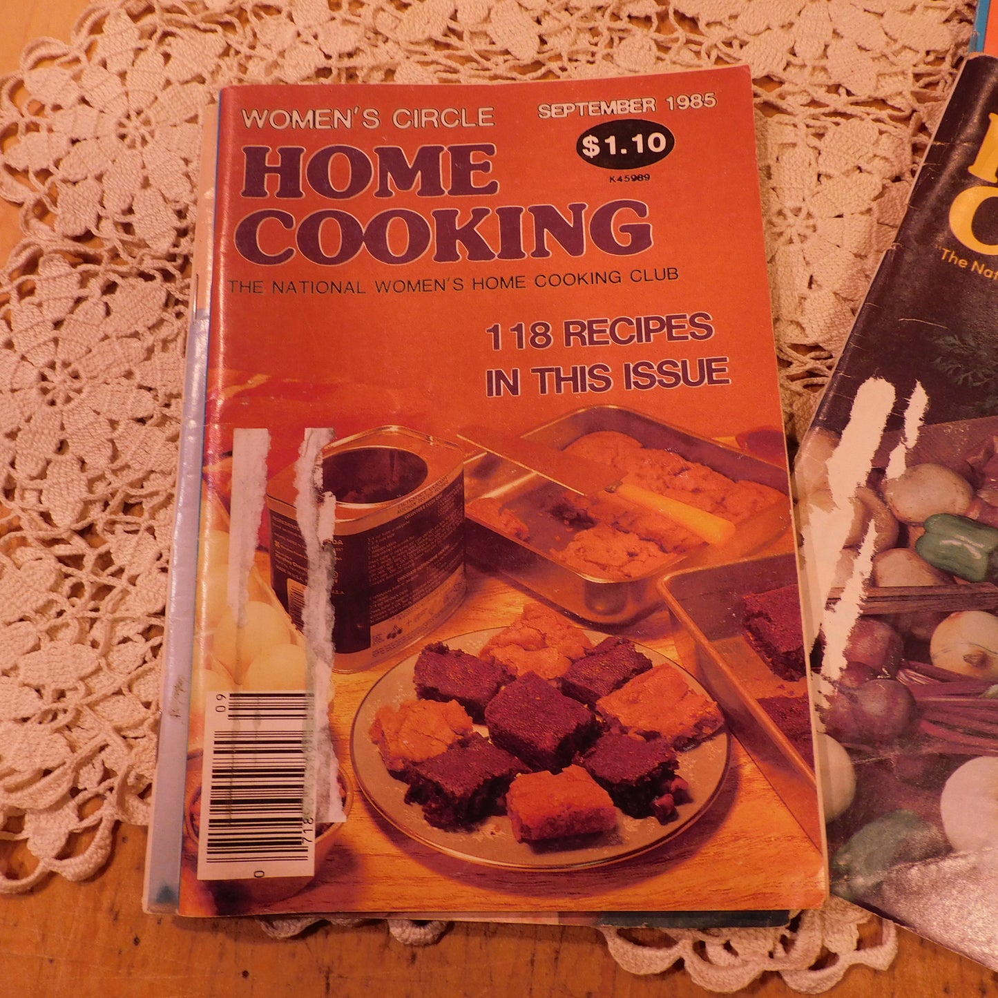 Vintage Women's Circle Home Cooking Mini Magazine Recipe Book Set | Sept 1985, Nov 1985, Jan 1975, April 1976 | 4-Book Collection (WN 37) FREE SHIPPING!!