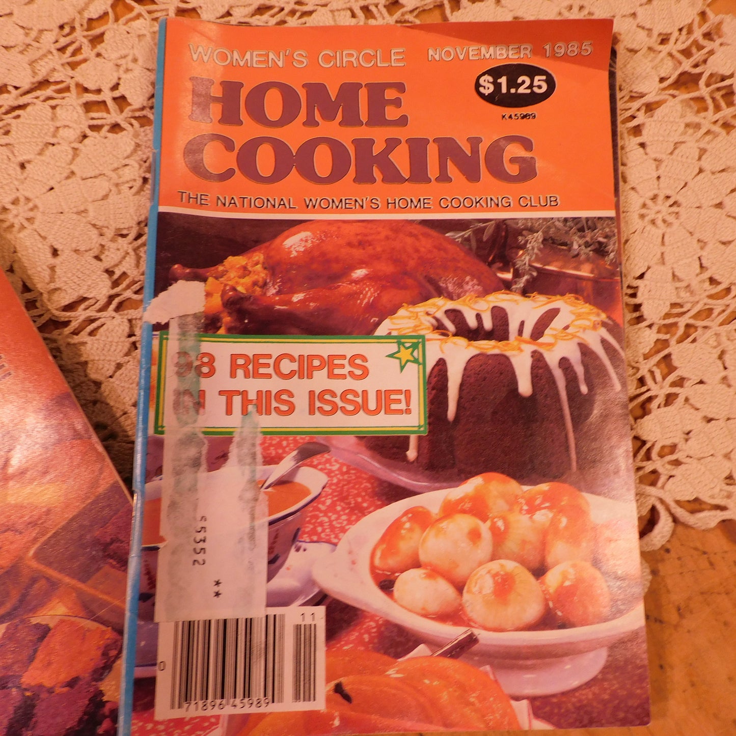 Vintage Women's Circle Home Cooking Mini Magazine Recipe Book Set | Sept 1985, Nov 1985, Jan 1975, April 1976 | 4-Book Collection (WN 37) FREE SHIPPING!!