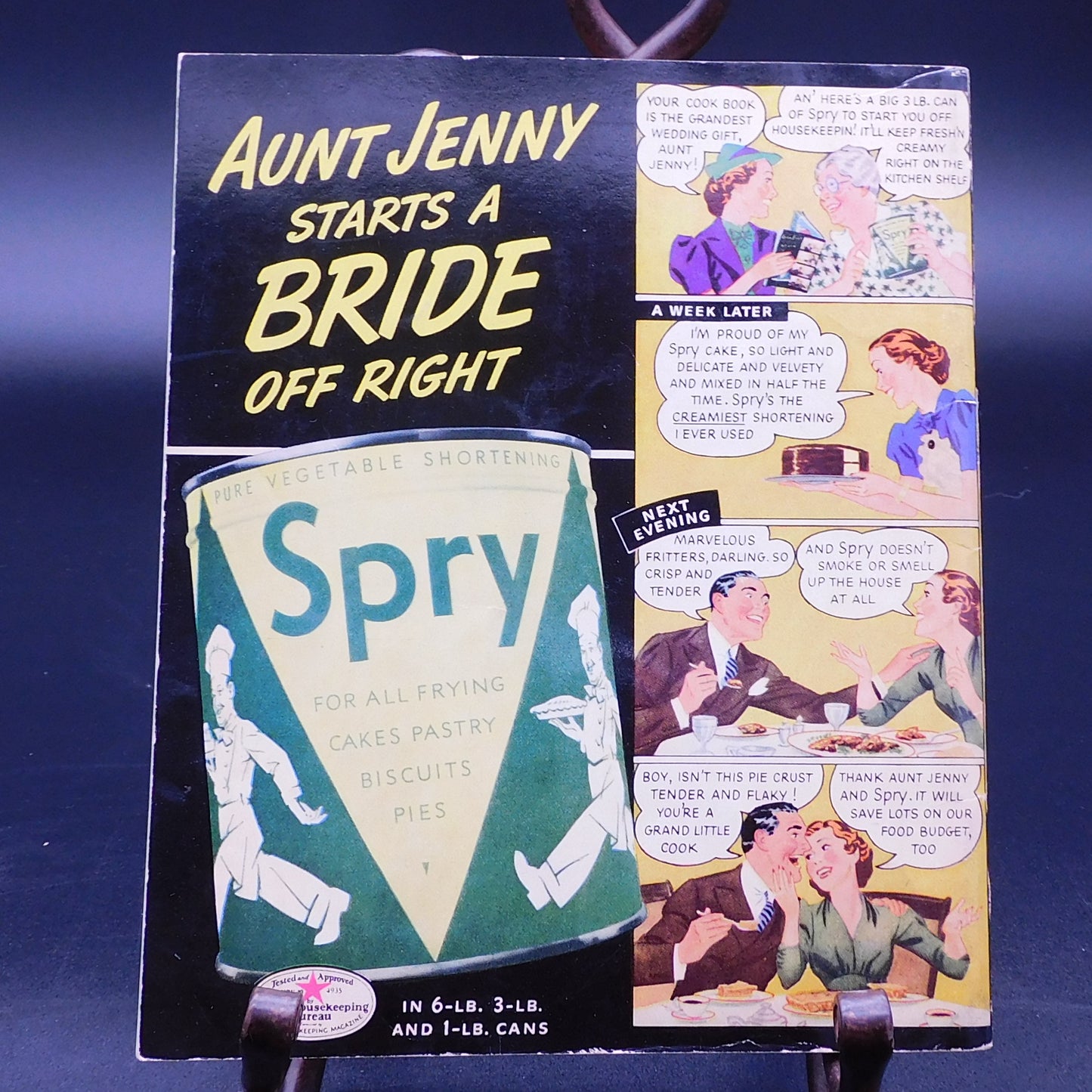 Aunt Jenny's Favorite Recipes Pamphlet, Spry Advertising, Cook Book (WN3) Free Shipping