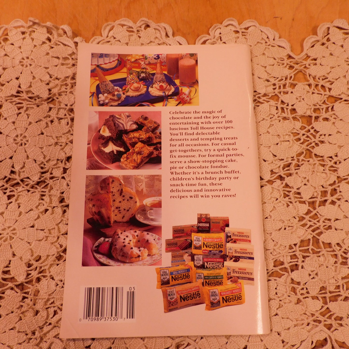 Vintage Nestle Toll House Recipe Book 1991 | Entertaining with Delicious Recipes | Collectible Cookbook (WN40) FREE SHIPPING!!