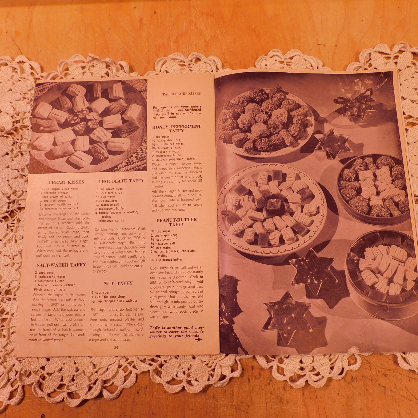 Vintage 1941 'The Candy Book' by Ruth Berolzheimer - Culinary Arts Institute - 8 3/4 x 6 - Rare Find! (WN41) FREE SHIPPING!!