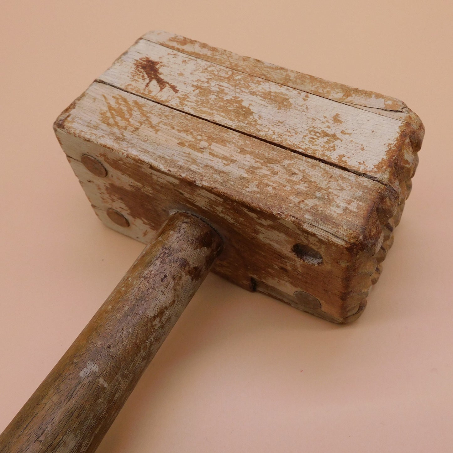 Vintage Wooden Meat Tenderizer (6793) FREE SHIPPING!!!