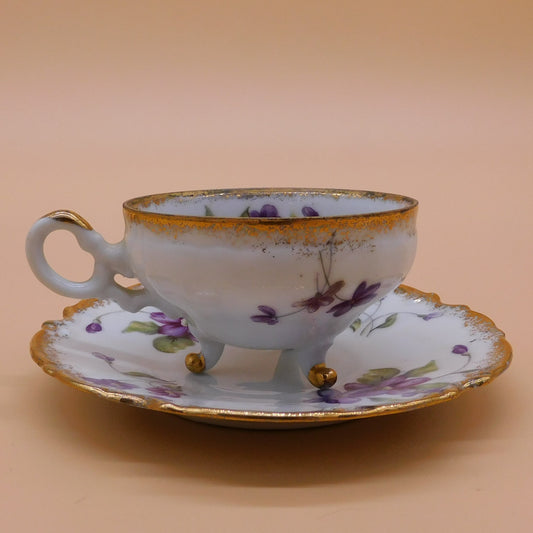 Vintage Teacup and Saucer, Trimont Ware, Japan (6827) FREE SHIPPING!!