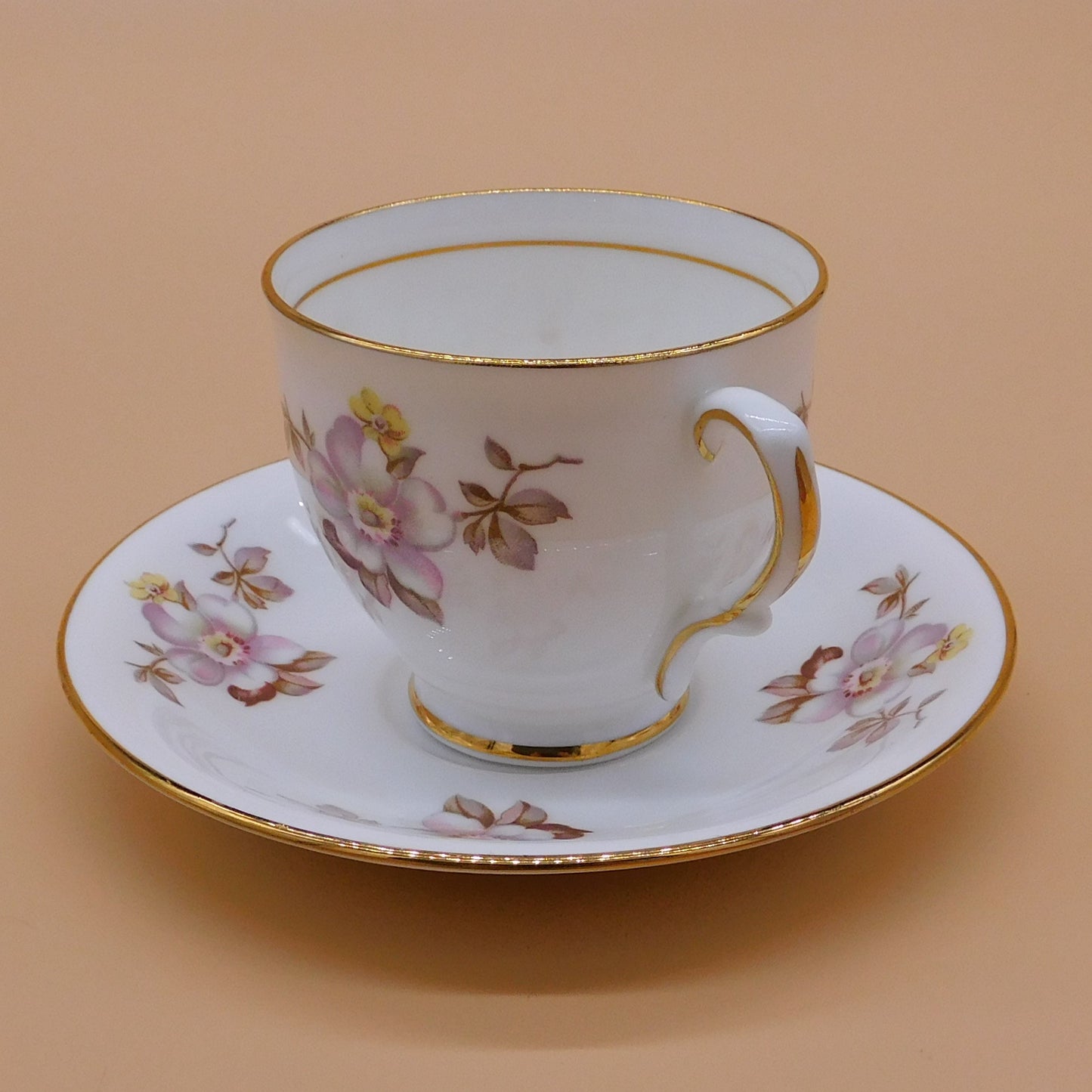 Vintage Clare Teacup and Saucer, Made in England (6846) FREE SHIPPING!!