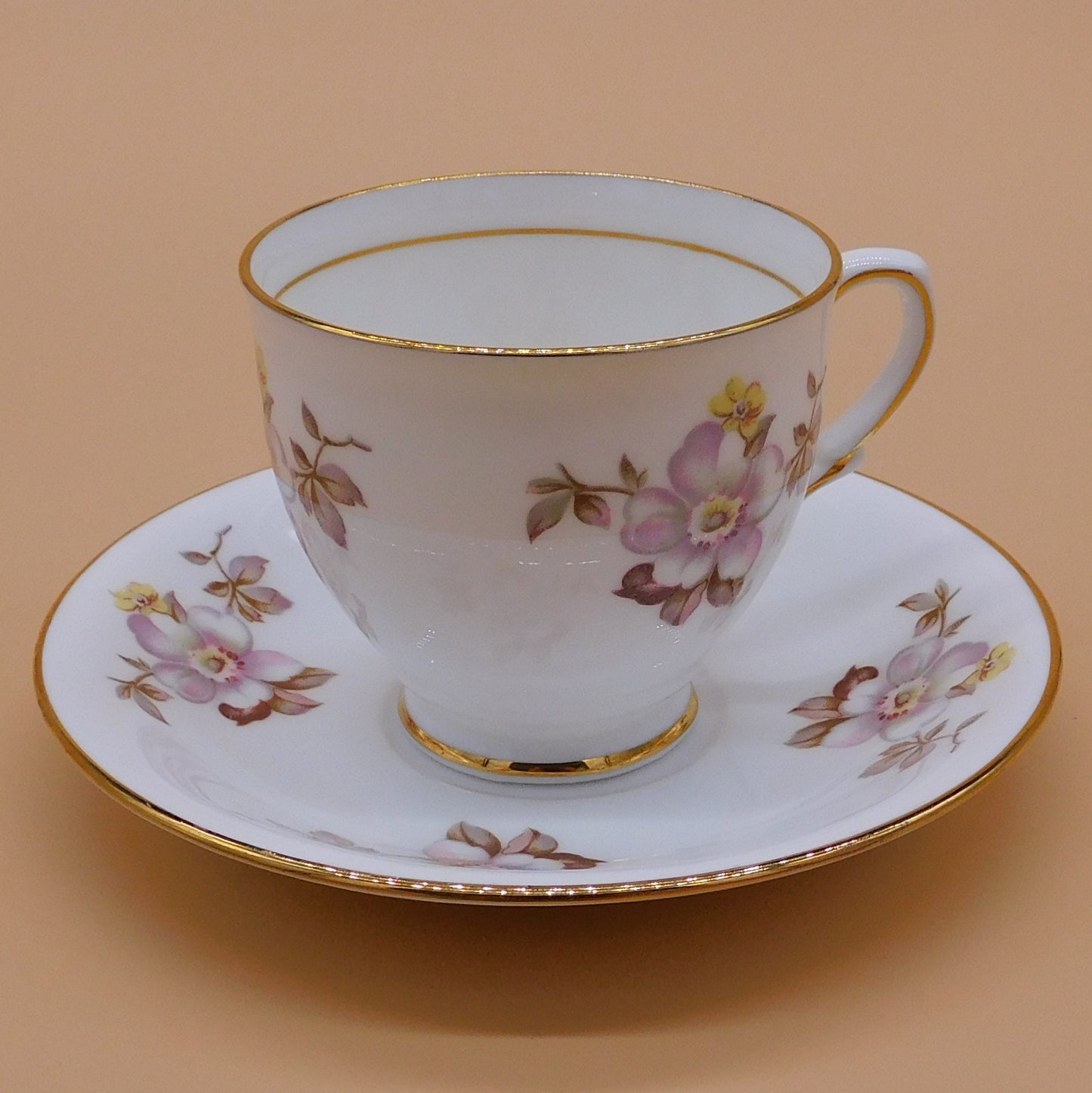 Vintage Clare Teacup and Saucer, Made in England (6846) FREE SHIPPING!!