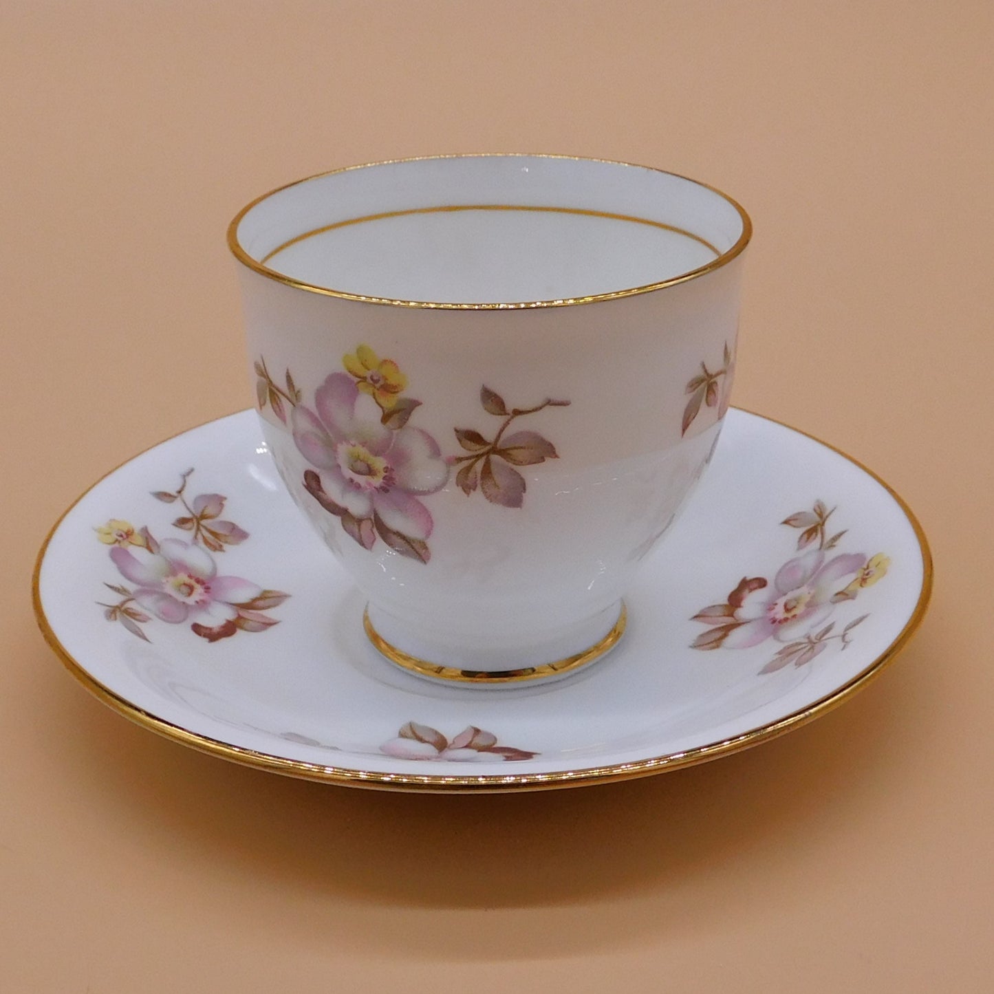 Vintage Clare Teacup and Saucer, Made in England (6846) FREE SHIPPING!!