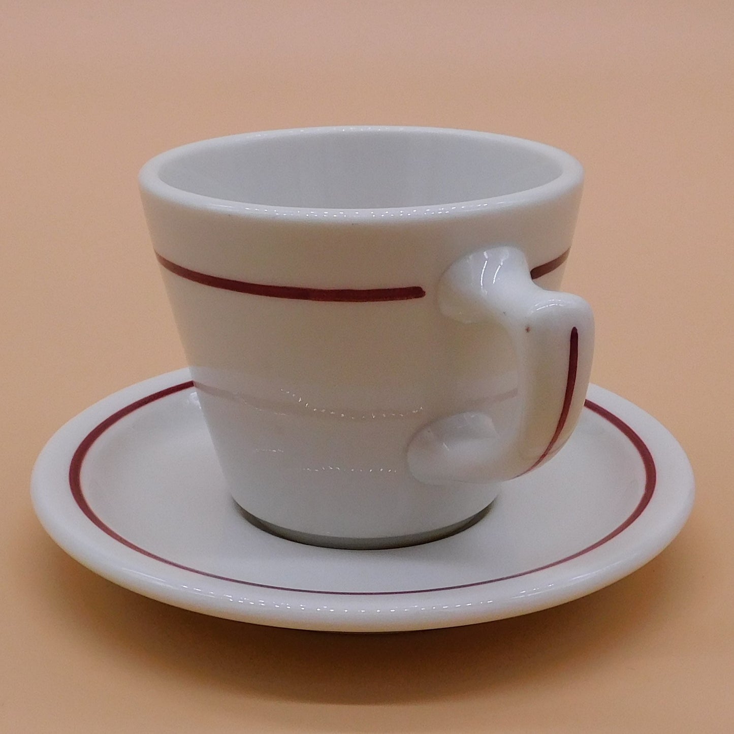 Vintage Coffee Cup and Saucer, Walker Restaurant China (6850) FREE SHIPPING!!