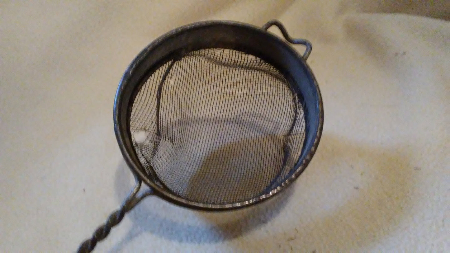 Hand Strainer With Black Wooden Handle 304 Free Shipping