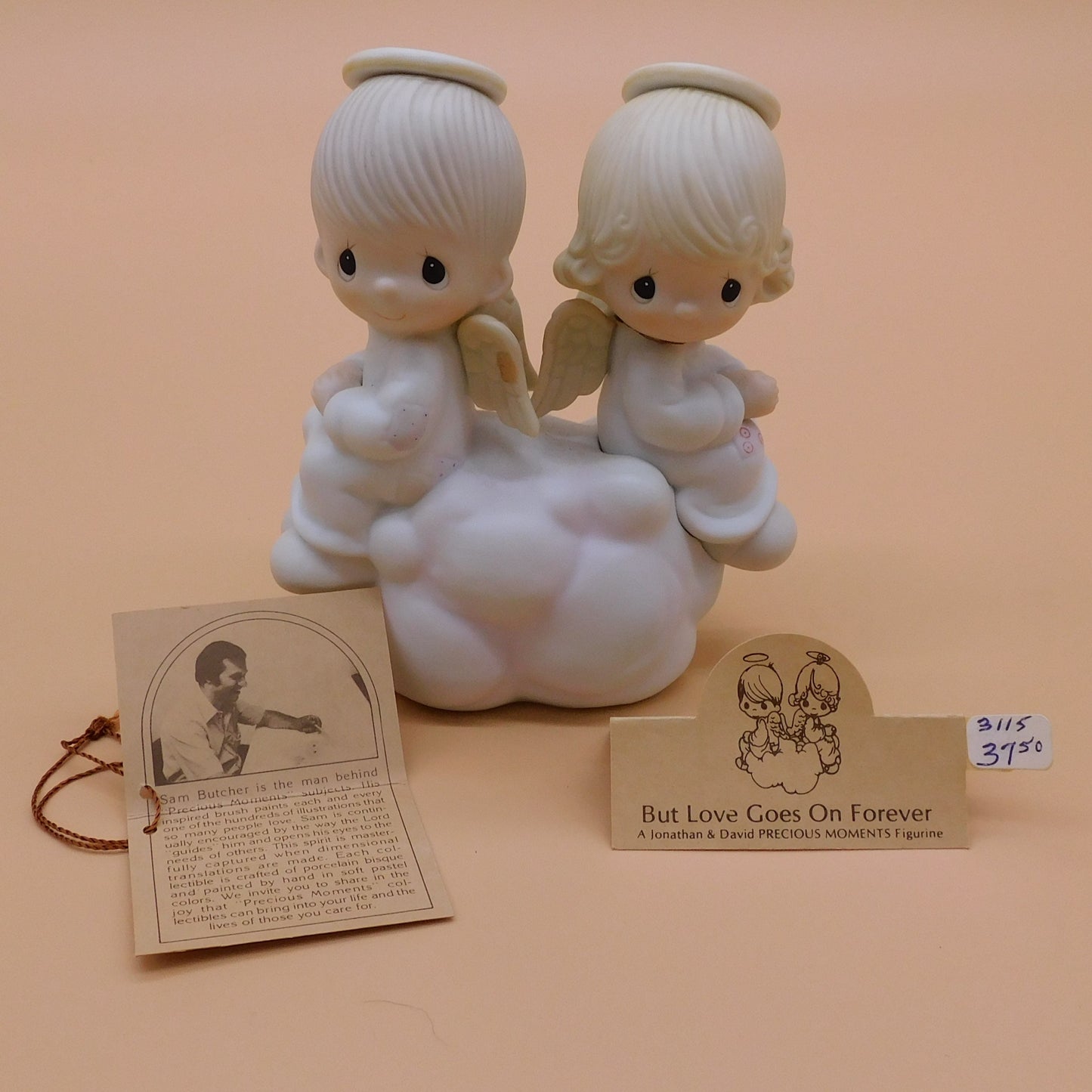 Vintage 1979 Precious Moments, But Love Goes On Forever, Boy and Girl Figurine (R151) FREE SHIPPING!!